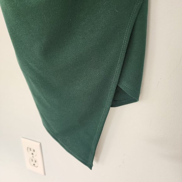 David's Bridal dark green asymmetrical dress, Size S, Like New - Picture 8 of 8